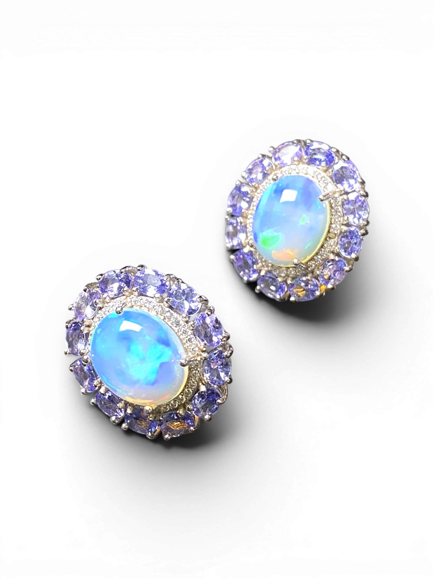Opal Ear Studs